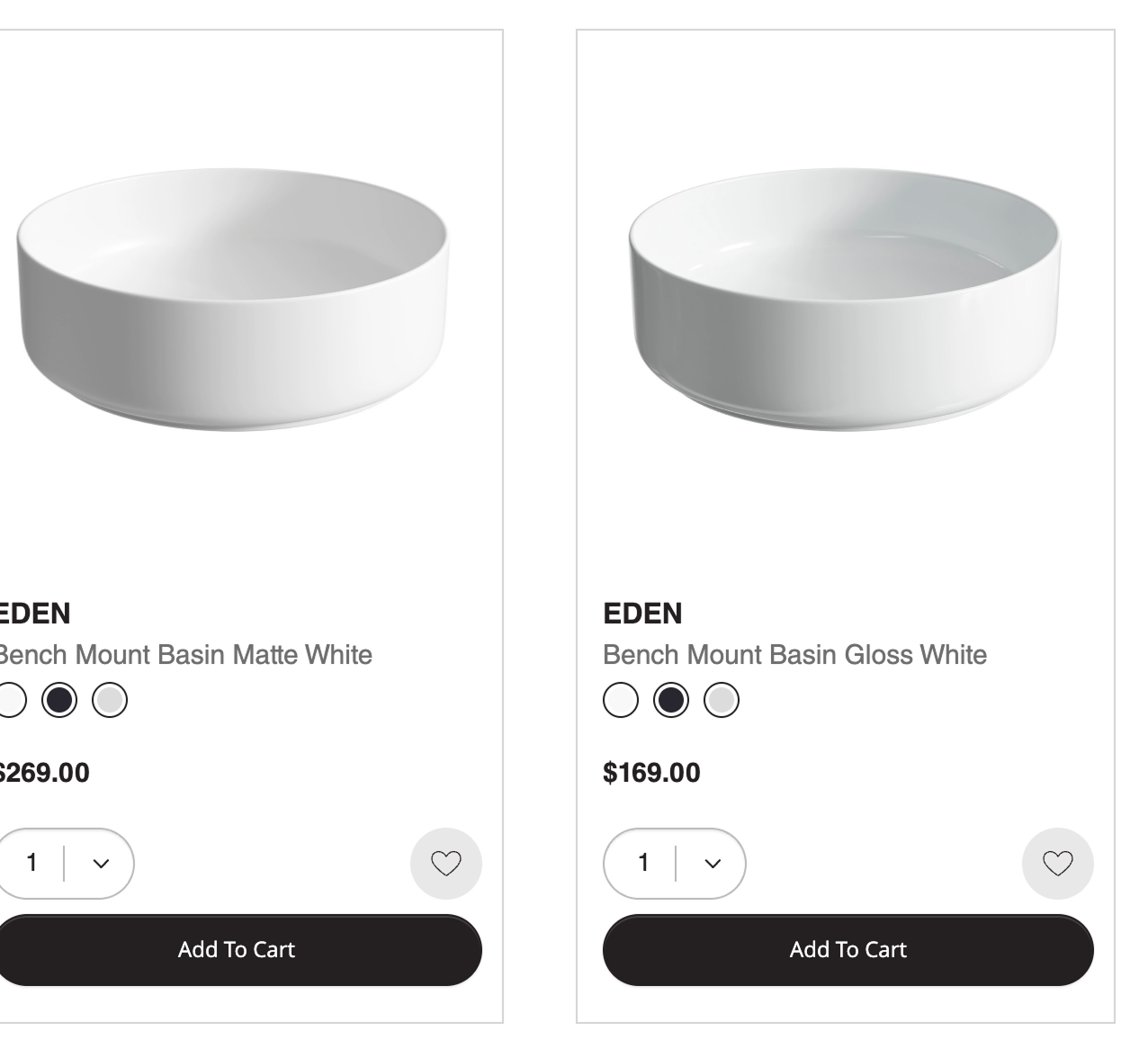 Highgrove Bathrooms products