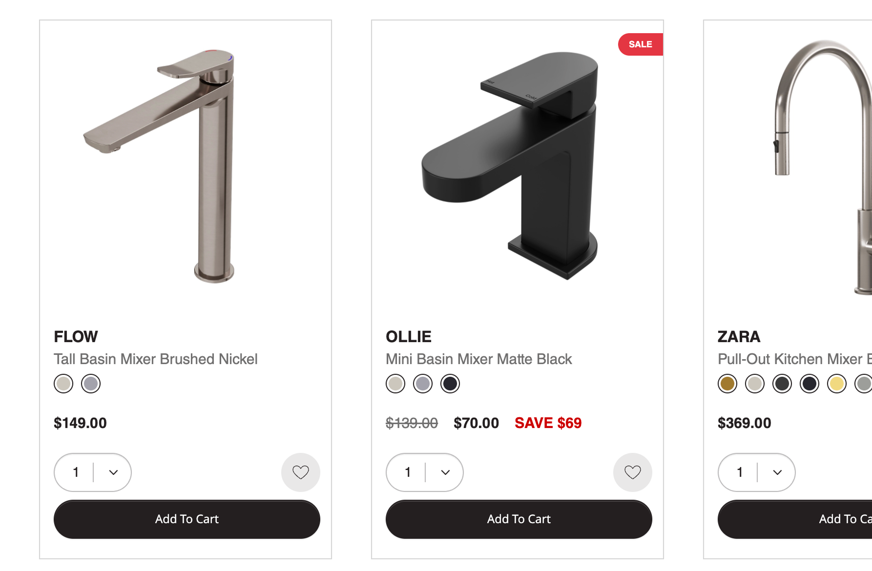 Highgrove Bathrooms products