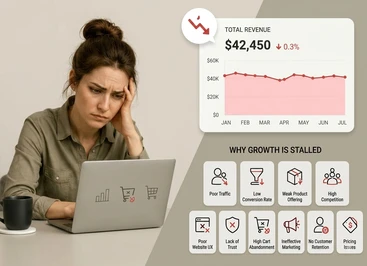 Why Is Your Online Revenue Flat? 10 Reasons Your eCommerce Store Has Stalled (And What to Do About It)