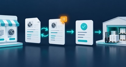 Online quote negotiation linking a storefront with fulfilment